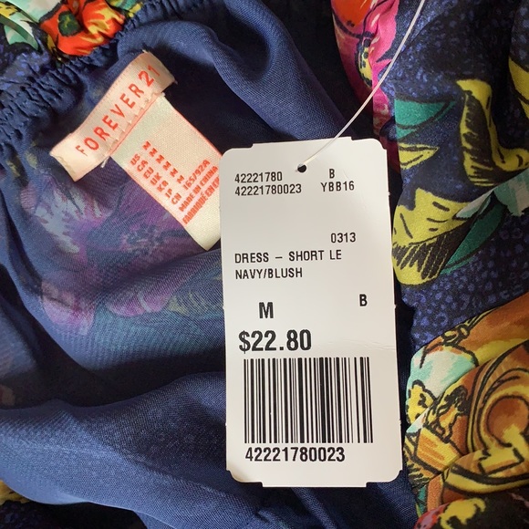 Strapless Ruffled Colorful Dress - Picture 5 of 7